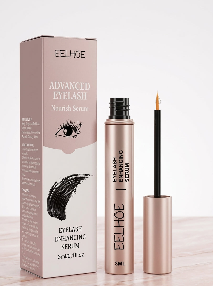 Serum 100% vegano para pestañas largas, gruesas e hidratadas